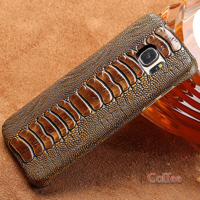Genuine Leather Phone Case For Samsung S7 Edge Case Ostrich Foot Texture Back Cover For S8 Plus Note 8 Case
Genuine Leather Phone Case For Samsung S7 Edge Case Ostrich Foot Texture Back Cover For S8 Plus Note 8 Case
