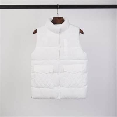 2018 Womens Autumn&Winter Down Cotton Vest Womens Short Cotton Vest Jacket Solid Color
2018 Womens Autumn&Winter Down Cotton Vest Womens Short Cotton Vest Jacket Solid Color