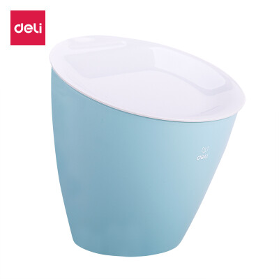 Deli deli creative desktop trash can 18L desktop storage bucket simple flip multi-purpose blue 18830
Deli deli creative desktop trash can 18L desktop storage bucket simple flip multi-purpose blue 18830