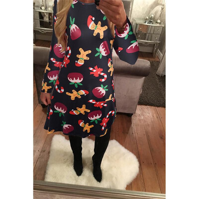 Ruiyige 2018 spring Fashion Women Christmas Clothing Elegant Long Sleeve O-Neck Tunic Stretch Mini Dress Santa Festival Vestidos
Ruiyige 2018 spring Fashion Women Christmas Clothing Elegant Long Sleeve O-Neck Tunic Stretch Mini Dress Santa Festival Vestidos
