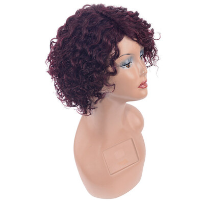 CHOCOLATE Short Bob Wigs Brazilian Remy Hair Curly Wigs for Women Curly Short Bob Wigs Side Part
CHOCOLATE Short Bob Wigs Brazilian Remy Hair Curly Wigs for Women Curly Short Bob Wigs Side Part