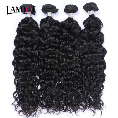 8A Brazilian Water Wave Virgin Hair Natural Black 100 Human Hair Weave 4 Bundles Brazilian Wet And Wavy Curly Remy Hair Extension
8A Brazilian Water Wave Virgin Hair Natural Black 100 Human Hair Weave 4 Bundles Brazilian Wet And Wavy Curly Remy Hair Extension