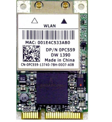 Wireless Adapter Card for Broadcom DW1390 Wireless Wifi Network pci-e Card for Dell Latitude D620 D630 WI-FI Wlan Network
Wireless Adapter Card for Broadcom DW1390 Wireless Wifi Network pci-e Card for Dell Latitude D620 D630 WI-FI Wlan Network