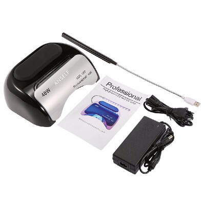 Anself 48W LED CCFL Nail Lamp Nail Gel Dryer Nail Curing Machine Fingernail Toenail Gel Curing 110 240V Nail Art Painting Salo
Anself 48W LED CCFL Nail Lamp Nail Gel Dryer Nail Curing Machine Fingernail Toenail Gel Curing 110 240V Nail Art Painting Salo