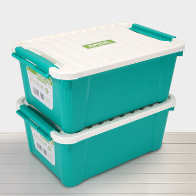 Billion high EKOA storage box home storage box snack toy storage box storage box 2 sets 20L turquoise green
Billion high EKOA storage box home storage box snack toy storage box storage box 2 sets 20L turquoise green