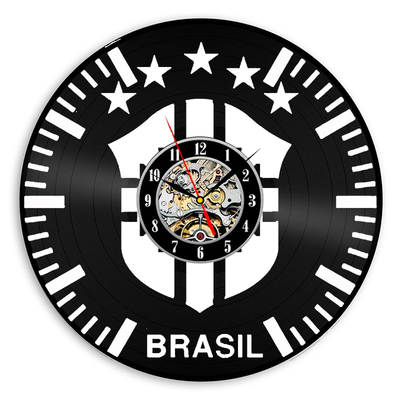 Wall Clock Brazilian Football Team Vinyl Record Clock Soccer Wall Art Home Decorators Gifts for Men
Wall Clock Brazilian Football Team Vinyl Record Clock Soccer Wall Art Home Decorators Gifts for Men