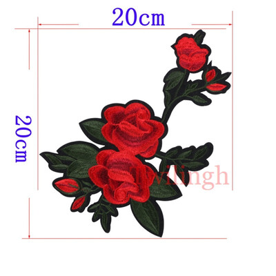 1 Piece Big Flower Patches Iron on 3D Embroidered Sequined Patch Red Rose Applique Sew On DIY Patch Accessories Clothes Patches
1 Piece Big Flower Patches Iron on 3D Embroidered Sequined Patch Red Rose Applique Sew On DIY Patch Accessories Clothes Patches