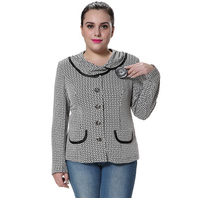POPBASIC Women's Daily New Fashion Outerwear Short Jacket Long Sleeve Classic Grid Blazer Coat
POPBASIC Women's Daily New Fashion Outerwear Short Jacket Long Sleeve Classic Grid Blazer Coat