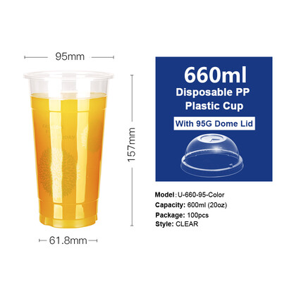 Free Shipping 12oz-22oz Clear Plastic PP Cups with Dome & Flat Lids for Juice Tea Milk Iced Coffee Bubble Boba Smoothie 100pcs
Free Shipping 12oz-22oz Clear Plastic PP Cups with Dome & Flat Lids for Juice Tea Milk Iced Coffee Bubble Boba Smoothie 100pcs