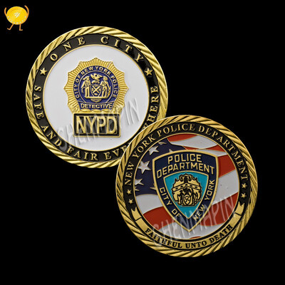 New York City Police Department Faithful Until Death Brave Police Challenge Coins Collectibles Commemorative Souvenir Coins
New York City Police Department Faithful Until Death Brave Police Challenge Coins Collectibles Commemorative Souvenir Coins