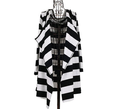 New Fashion Sexy Womens Girl Loose Striped Coat Jacket Long Cardigan Hooded Hoodie Top
New Fashion Sexy Womens Girl Loose Striped Coat Jacket Long Cardigan Hooded Hoodie Top