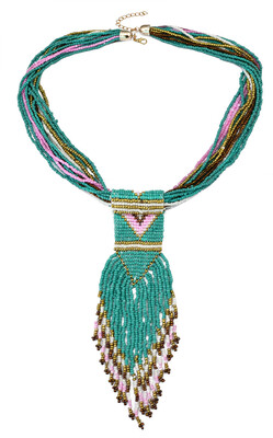 Idealway Bohemian Fashion Multilayer Seed Beads Chain Handmade Long Tassel Women Necklace
Idealway Bohemian Fashion Multilayer Seed Beads Chain Handmade Long Tassel Women Necklace