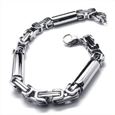 Hpolw silver&black Stainless Steel Circular geometryhollow connecting chain bicycle Link Mens Lobster Clasps Bracelet
Hpolw silver&black Stainless Steel Circular geometryhollow connecting chain bicycle Link Mens Lobster Clasps Bracelet