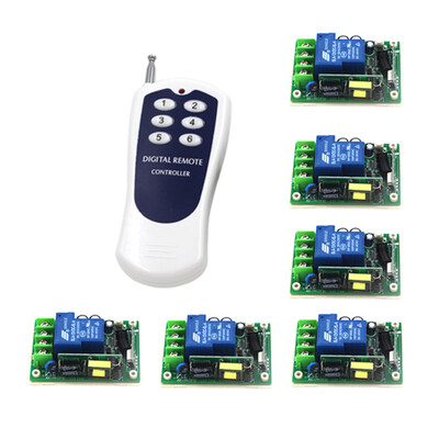 MITI 315 / 433MHZ 85V-280V широкий спектр напряжения РФ беспроводная система дистанционного управления Переключатель 6Receiver & 1Transmitter для LED ON / OFF
MITI 315 / 433MHZ 85V-280V широкий спектр напряжения РФ беспроводная система дистанционного управления Переключатель 6Receiver & 1Transmitter для LED ON / OFF