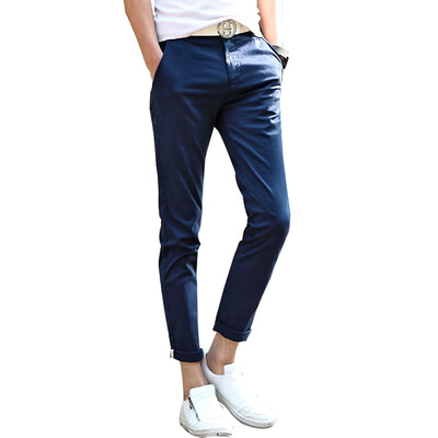 (MSEK) XK3157 мужской случайные брюки мужская корейская версия Slim casual брюки девять штанов брюки синий
(MSEK) XK3157 мужской случайные брюки мужская корейская версия Slim casual брюки девять штанов брюки синий