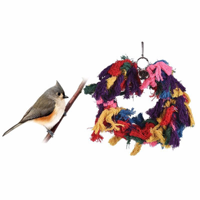 Colorful Parrot Chew Bite Toy Bird Cage Accessories Hanging Cloth Toys for Parakeet Budgie Macaw Cockatoo
Colorful Parrot Chew Bite Toy Bird Cage Accessories Hanging Cloth Toys for Parakeet Budgie Macaw Cockatoo