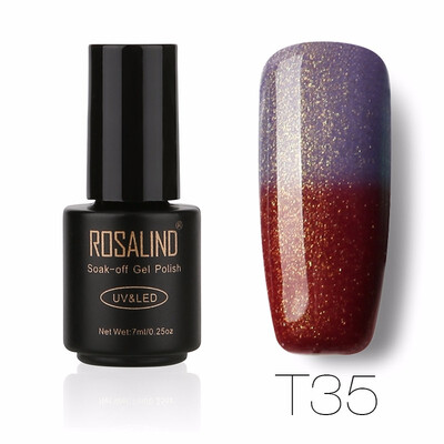 ROSALIND Gel 1S 7ML Changing Temperature Nail Polish UV LED Glitter Manicure Nail Art Semi Permanent Soak Off Gel Lacquer
ROSALIND Gel 1S 7ML Changing Temperature Nail Polish UV LED Glitter Manicure Nail Art Semi Permanent Soak Off Gel Lacquer