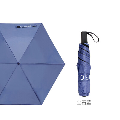 Obolts 30 sunscreen umbrella black plastic super sunscreen UV umbrella white Korea simple small fresh Sen sunny umbrella female umbrella 6 bone sapphire blue
Obolts 30 sunscreen umbrella black plastic super sunscreen UV umbrella white Korea simple small fresh Sen sunny umbrella female umbrella 6 bone sapphire blue