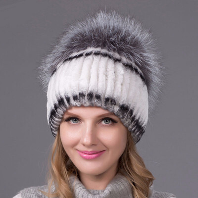 Real Natural Rex Rabbit Cap Winter Thicken Warm Knit Cap Female Fox Hat Hot Sale New Discount
Real Natural Rex Rabbit Cap Winter Thicken Warm Knit Cap Female Fox Hat Hot Sale New Discount
