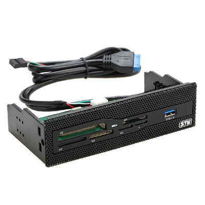 Sunshine-tipway STW 525" Internal Card Reader Media Multi-Function Dashboard PC Front Panel USB 30 Support CF XD MS M2 TF
Sunshine-tipway STW 525" Internal Card Reader Media Multi-Function Dashboard PC Front Panel USB 30 Support CF XD MS M2 TF