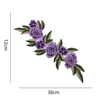 Sunbling Big Flower Patch Clothing Embroidery Applique For Wedding Dress Lace Multilayer Flower DIY Handmade
Sunbling Big Flower Patch Clothing Embroidery Applique For Wedding Dress Lace Multilayer Flower DIY Handmade