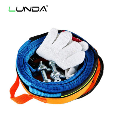 LUNDA 5M 8 Tons Tow Cable Tow Strap Car Towing Rope With Hooks High Strength Nylon For Heavy Duty Car Emergency Send Gloves
LUNDA 5M 8 Tons Tow Cable Tow Strap Car Towing Rope With Hooks High Strength Nylon For Heavy Duty Car Emergency Send Gloves