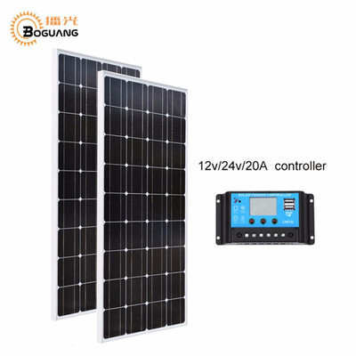 Boguang 100w2 solar galss panel Monocrystalline Silicon 20A controller 18v 117553025mm battery charge RU stock China Size Top
Boguang 100w2 solar galss panel Monocrystalline Silicon 20A controller 18v 117553025mm battery charge RU stock China Size Top