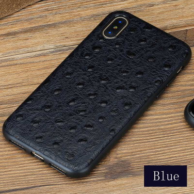 Genuine Leather Phone Case For iPhone X Ostrich Texture Back Cover For 6 6S 7 8 Plus Cases
Genuine Leather Phone Case For iPhone X Ostrich Texture Back Cover For 6 6S 7 8 Plus Cases