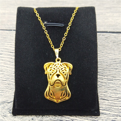 New American Bulldog Necklace Trendy Style American Bulldog Pendant Necklace Women Fashion Pet Dog Jewellery
New American Bulldog Necklace Trendy Style American Bulldog Pendant Necklace Women Fashion Pet Dog Jewellery