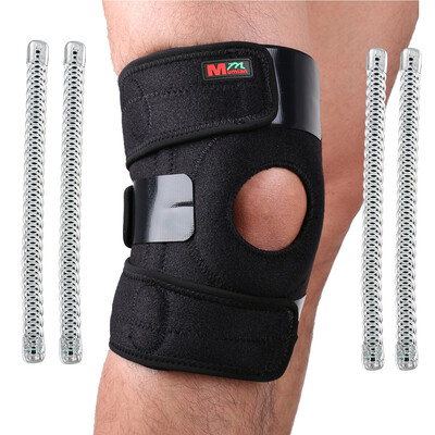 Sports Leg Knee Patella 4 Spring Support Brace Cap Wrap Protector Pad Sleeve Black Silicone Pressure Unisex Knee Pads
Sports Leg Knee Patella 4 Spring Support Brace Cap Wrap Protector Pad Sleeve Black Silicone Pressure Unisex Knee Pads