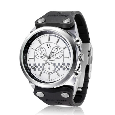 V6 брендов-Relojes Мужчина для наручных часов Мужские кварцевые часы Повседневная Мужчины военные часы наручные часы Спортивные часы Кожа Часы V0252B
V6 брендов-Relojes Мужчина для наручных часов Мужские кварцевые часы Повседневная Мужчины военные часы наручные часы Спортивные часы Кожа Часы V0252B