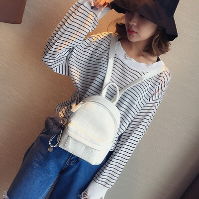 Women PU 2017 Korean Fashion Mini Backpack Bags for Teenage Girls School Shoulder Bag Women Skin Bag Small Backpack
Women PU 2017 Korean Fashion Mini Backpack Bags for Teenage Girls School Shoulder Bag Women Skin Bag Small Backpack