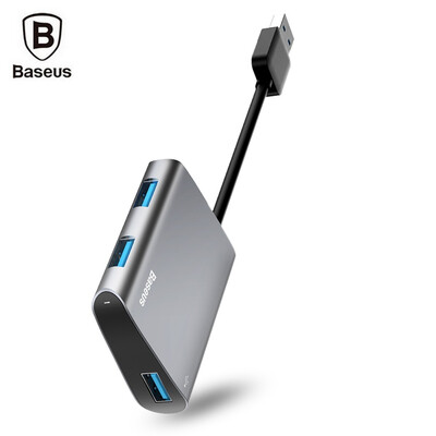 Baseus Enjoyment Series USB Male to 3 USB 30 Female Hub Multi-port Adapter Expansion Dock Multiport adapter
Baseus Enjoyment Series USB Male to 3 USB 30 Female Hub Multi-port Adapter Expansion Dock Multiport adapter