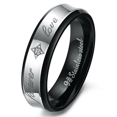Hpolw Men,Women's Stainless Steel Ring Band CZ Black Silver Gold Valentine Wedding Engagement Promise
Hpolw Men,Women's Stainless Steel Ring Band CZ Black Silver Gold Valentine Wedding Engagement Promise