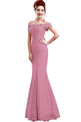 Lace Mermaid Long Evening Prom Party Dresses Formal Pageant Bridesmaid Gown Elegant Off Shoulder
Lace Mermaid Long Evening Prom Party Dresses Formal Pageant Bridesmaid Gown Elegant Off Shoulder