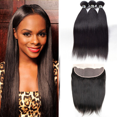 Amazing Star Ear To Ear Frontal with Bundles Peruvian Virgin Straight Hair Bundles with 13x4 Closure Human Hair with Frontal
Amazing Star Ear To Ear Frontal with Bundles Peruvian Virgin Straight Hair Bundles with 13x4 Closure Human Hair with Frontal