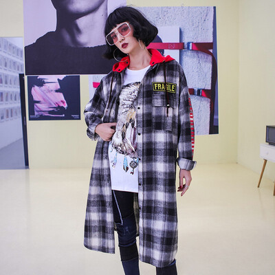 2018 New Spring Fashion Hit Color Asymmetrical Length Plaid Jackets for Women Plus Size
2018 New Spring Fashion Hit Color Asymmetrical Length Plaid Jackets for Women Plus Size