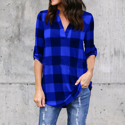 Try Everything Half Sleeve Red Plaid Shirt Women Plus Size Summer Tops And Blouses For Women 2018 V Neck Loose Shirt Female
Try Everything Half Sleeve Red Plaid Shirt Women Plus Size Summer Tops And Blouses For Women 2018 V Neck Loose Shirt Female