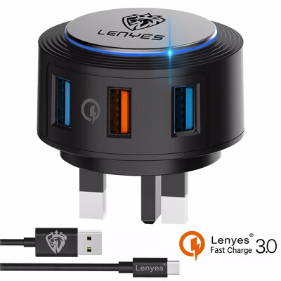 3 Port Quick Charge QC30 wall plug adapter UK Wall Plug Portable Adapter with Power Suitable for Samsung S9 S9 with Type C Cable
3 Port Quick Charge QC30 wall plug adapter UK Wall Plug Portable Adapter with Power Suitable for Samsung S9 S9 with Type C Cable