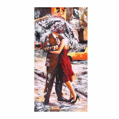24 47 Inches Unframed Waterproof Hand-Painted Oil Painting Abstract Kissing in The Rain Canvas Picture Wall Art Decor for Living
24 47 Inches Unframed Waterproof Hand-Painted Oil Painting Abstract Kissing in The Rain Canvas Picture Wall Art Decor for Living