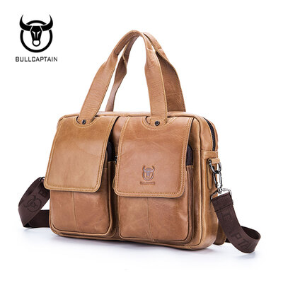 BULL CAPTAIN New Arrival Genuine Leather Bags For Men Wax Leather Shoulder Bag Satchel Briefcase Portfolio Mens Bag
BULL CAPTAIN New Arrival Genuine Leather Bags For Men Wax Leather Shoulder Bag Satchel Briefcase Portfolio Mens Bag