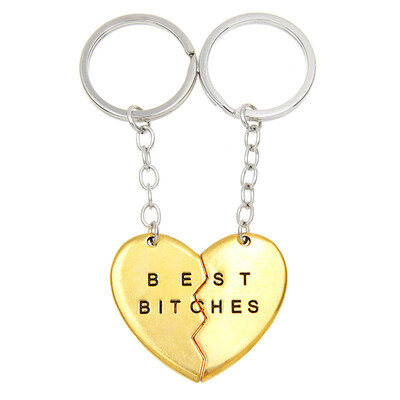 MyMei 1Pc Best Bitches Engraved Heart Round Keychain Keyring For Friends Friendship Gift
MyMei 1Pc Best Bitches Engraved Heart Round Keychain Keyring For Friends Friendship Gift