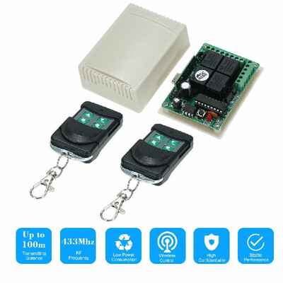 433Mhz DC 12V 4CH Universal 10A Relay Wireless Remote Control Switch Receiver Module And 5PCS 4 Key RF 433 Mhz Transmitter Remote
433Mhz DC 12V 4CH Universal 10A Relay Wireless Remote Control Switch Receiver Module And 5PCS 4 Key RF 433 Mhz Transmitter Remote