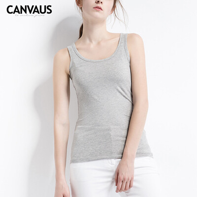 Canvaus Summer New Women Solid Sport Style Slim Bottoming Vest Cotton Camisole Tanks Tops
Canvaus Summer New Women Solid Sport Style Slim Bottoming Vest Cotton Camisole Tanks Tops