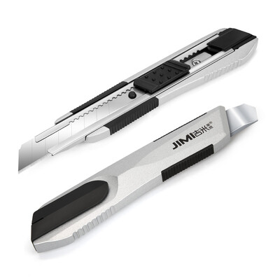 Jimmy Home JM-G12002R Household Utility Sharp&Durable Wallpaper Knife Paper Cutter Aluminum Daily Safety Tool Send SK5 Material Blade 10 Pieces
Jimmy Home JM-G12002R Household Utility Sharp&Durable Wallpaper Knife Paper Cutter Aluminum Daily Safety Tool Send SK5 Material Blade 10 Pieces