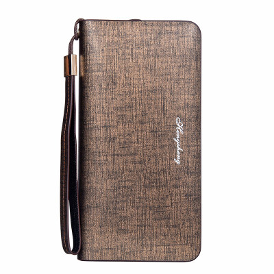 Purse mens long zipper business handbag Korean version soft leather handbag mens youth fashion mobile phone bag tide
Purse mens long zipper business handbag Korean version soft leather handbag mens youth fashion mobile phone bag tide