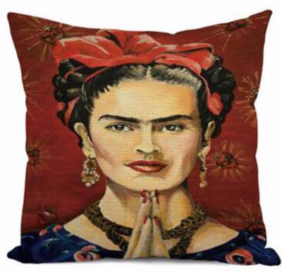 Cushion Cover Frida Kahlo Colorful Flowers Pillowcase Woven Pillow Covers Polyester&Cotton Home Decor Drop Shipping
Cushion Cover Frida Kahlo Colorful Flowers Pillowcase Woven Pillow Covers Polyester&Cotton Home Decor Drop Shipping