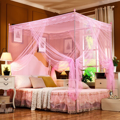 Yingxin bedding textile thickening stainless steel bayonet bracket encryption Zhang court-style three-door mosquito nets 15 meters bed beige
Yingxin bedding textile thickening stainless steel bayonet bracket encryption Zhang court-style three-door mosquito nets 15 meters bed beige