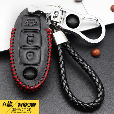 Huashi Infiniti Key Case Q50LQ70LQX30QX60 Key Set Leather Hand Sewing Key Case Cover Buckle Car Accessories A Smart Three Key Black Red Line
Huashi Infiniti Key Case Q50LQ70LQX30QX60 Key Set Leather Hand Sewing Key Case Cover Buckle Car Accessories A Smart Three Key Black Red Line