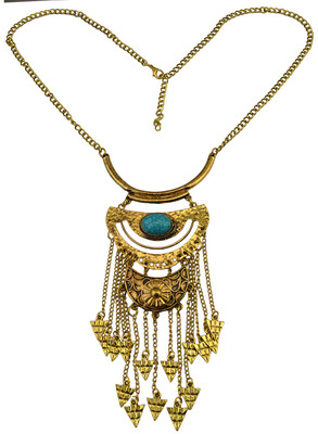 Idealway 2 Colors Gold Silver Alloy Vintage Moon Shape Triangle Chain Tassel Pendant Inlay Turquoise Stone Necklaces Women Jewelry
Idealway 2 Colors Gold Silver Alloy Vintage Moon Shape Triangle Chain Tassel Pendant Inlay Turquoise Stone Necklaces Women Jewelry